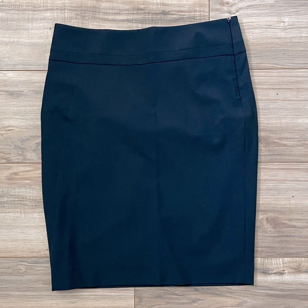 Navy Pencil Skirt